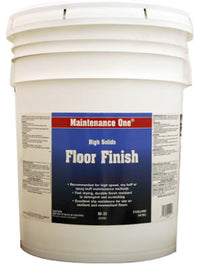 Floor Finish, High Solids, 5-Gallons