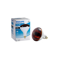 Philips 250 W R40 Heat Lamp Incandescent Bulb E26 (Medium) Soft White 1 pk (Pack of 4)