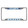 MLB - Atlanta Braves Metal License Plate Frame