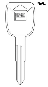 Hy-Ko Automotive Key Blank B101 Double sided For For GM (Pack of 10)