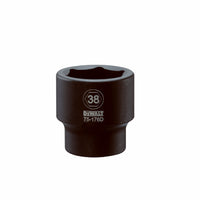 Metric Impact Socket, 6-Point, 3/4-In. Drive, 38mm