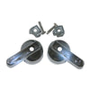 Universal, Small, Chrome, Lever Handles