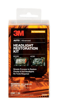 3M Halogen Headlight Restoration Kit 1 pk