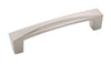 Hickory Hardware H076130-SN 3-3/4" Satin Nickel Crest Cabinet Pull