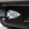 NFL - Kansas City Chiefs  Black Metal Hitch Cover