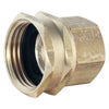 PlumbCraft Brass 3/4 in. D X 1/2 in. D Swivel Hose Adapter 1 pk