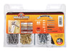 Hillman Walldog No. 10  S X 1-1/4 in. L Phillips Pan Head Screw Kit 82 pk