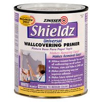 Zinsser Shieldz Universal White Wallcovering Primer 1 Qt.