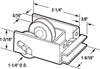 Prime-Line 1-1/4 in. D X 3/8 in. L Steel Roller Assembly 1 pk