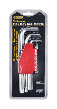 Steel Grip  Metric  L-Handle  Hex Key Set  9 pc.