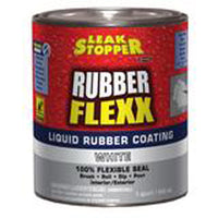 Rubber Flexx Leak Stopper Liquid Coating, White, 1-Qt.