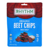 Rhythm Superfoods Sea Salt Beet Chips  - Case of 12 - 1.4 OZ