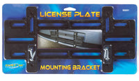 Custom Accessories Black Plastic License Plate Mounting Bracket