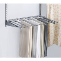 Rubbermaid 2.5 in. H X 19.187 in. W Plastic Sliding Pant Rack