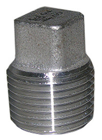 Stainless Steel Pipe Plug, 3/8-In.