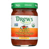 Drew's Organics Medium Thick and Chunky Salsa - 12 Oz. - Case of 6