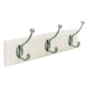 Amerock  18 in. L Fiberboard/Zinc  Medium  3-Hook  Rack  1 pk