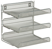 Honey Can Do Ofc-03307 13.25 X 10.75 X 12.5 Silver 3-Tier Desk Organizer