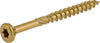 Power Pro Wood Screws, Exterior, Star Drive, Ceramic Coated, #8 x 2-In., 3000-Ct.