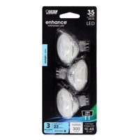 Feit Electric MR16 GU5.3 LED Floodlight Bulb Daylight 35 Watt Equivalence 3 pk