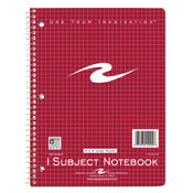 Roaring Spring Paper Company 10004 10.5 Red Quad Ruled Subject Notebook