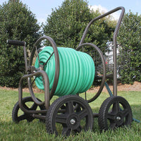 Liberty Garden 250 ft. Bronze Wheeled Hose Reel Cart