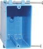 Carlon  3-7/8 in. PVC  1 gang Outlet Box  Blue  Rectangle