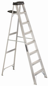 8-Ft. Step Ladder, Aluminum, Type 1A, 300-Lb. Duty Rating