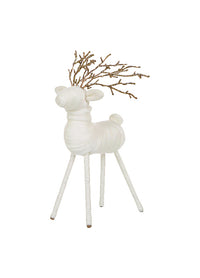 Celebrations White Large Standing Deer Christmas Decor (Pack of 6)