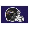 NFL - Baltimore Ravens Helmet Rug - 19in. x 30in.