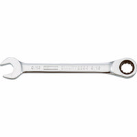 SAE Ratcheting Combination Wrench, Long-Panel, 9/16-In.