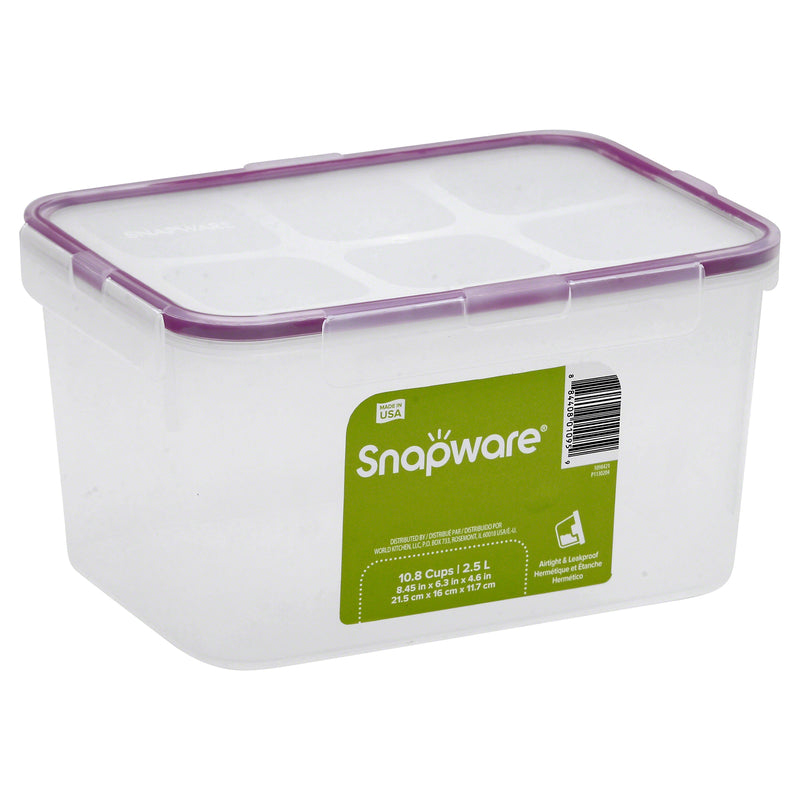 Snapware 4 cups Lock Top Container 1 pk Multicolored (Pack of 4)