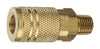 Amflo Brass Coupler 1/4 in. Male  1 (Pack of 10)