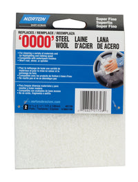 Norton 0000 Grade Super Fine Finishing Pad 2 pk