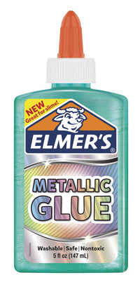 Elmer's 2078217 5 Oz Teal Metallic Washable Glue