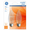 GE 40 W B13 Decorative Incandescent Bulb E26 (Medium) Soft White 2 pk (Pack of 6)