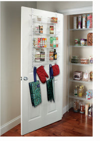 Wall & Door Rack, 4-Tier, Adjustable