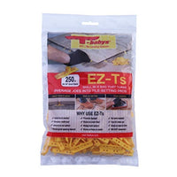 T-babys EZ-Ts 0.25 in. H x 0.25 in. W x 1.25 in. L Plastic Tile Spacer 250 pk