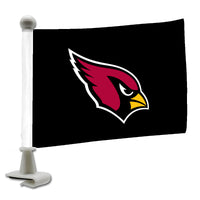 NFL - Arizona Cardinals Black Ambassador Car Flags - 2 Pack