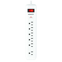 Monster Just Power It Up 15 ft. L 6 outlets Surge Protector White 1080 J