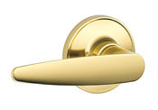 Schlage J10VDOV605 Bright Brass Passage Dover Lever