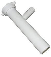 Dishwasher Branch Tailpiece, PVC, 8-In.