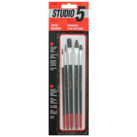 GAM Studio 5 Assorted Artist Paint Brush Set