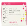 Andalou Naturals Rosewater Mask - 1000 Roses - 1.7 oz