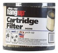 Shop-Vac 6.1 in.   L X 6.1 in.   W Cartridge Filter 5 gal 1 pk