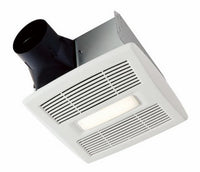 Broan A80l 80 Cfm White Single-Speed Bath Fan Light