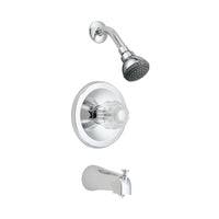 LDR Exquisite 1-Handle Chrome Tub and Shower Faucet