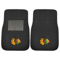 NHL - Chicago Blackhawks Embroidered Car Mat Set - 2 Pieces