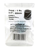 Shepherd Rubber Leg Tip Black Round 7/8 in. W 40 pk (Pack of 40)