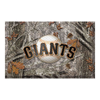 MLB - San Francisco Giants Camo Camo Rubber Scraper Door Mat